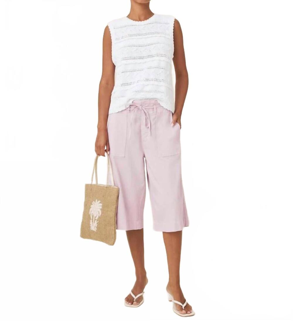 NEW SPLENDID giovanna sweater tank top in white